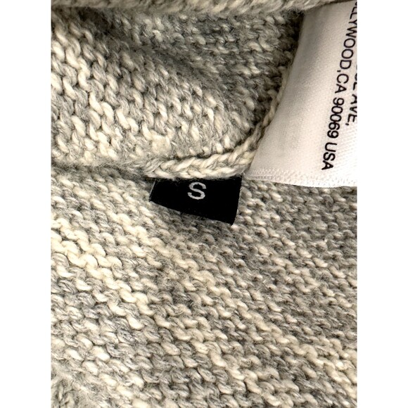 John Elliot Juke Cardigan Cotton Heavy Chunky Fisherman Rib Knit Mens S (1) Gray - Picture 6 of 8